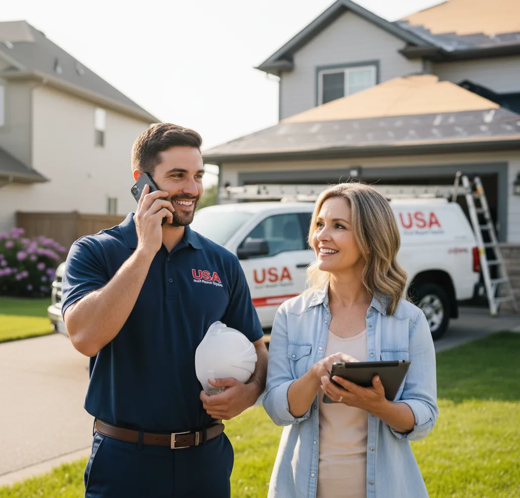 USA Roof Repair Experts customer support in Johnstown